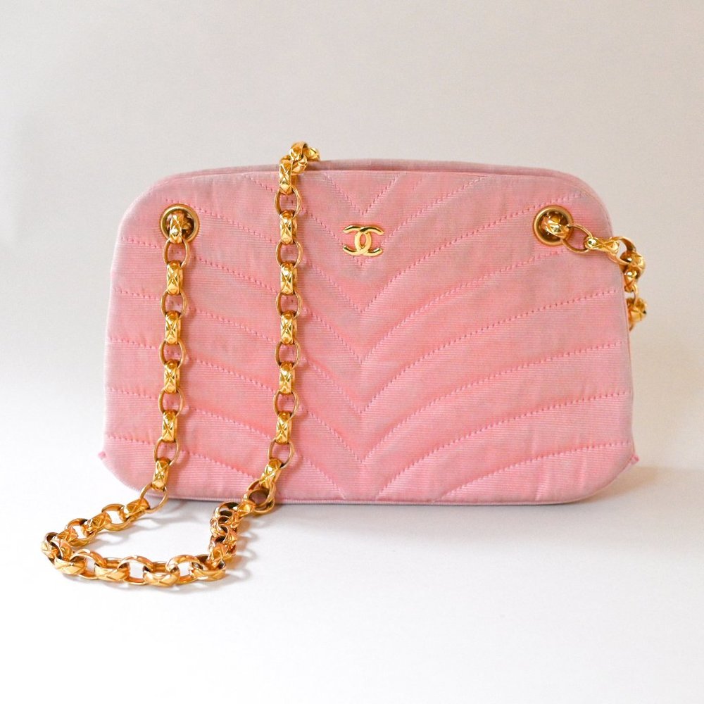 Chanel Vintage Satin Purse